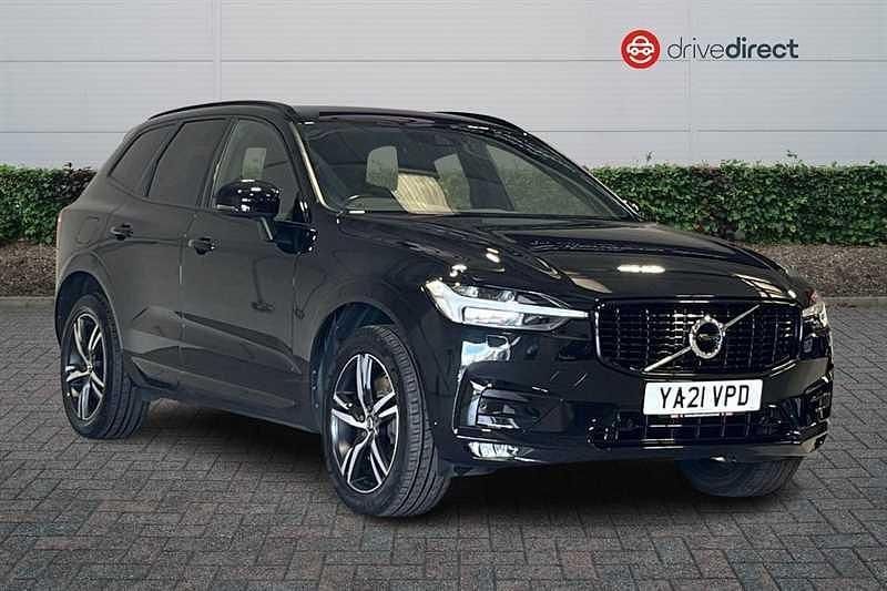 Black Used 2021 Volvo XC60 R-Design SUV | £26,495 (Good price) - Image 1/4