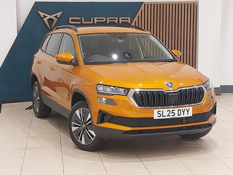 Orange New 2025 Skoda Karoq SE SUV | £25,998 (Super price) - Image 1/4