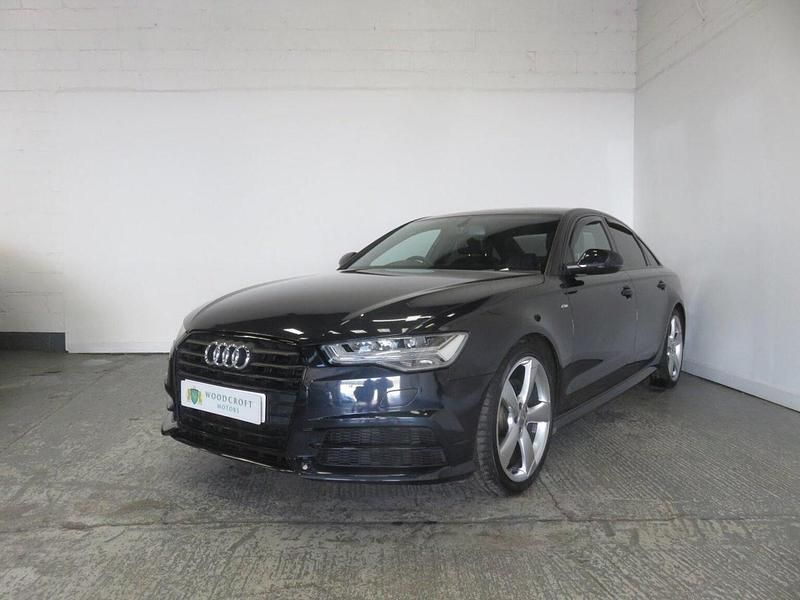 Used Audi A6 Black Edition 190 HP (139 kW) 2015 Blue Sedan