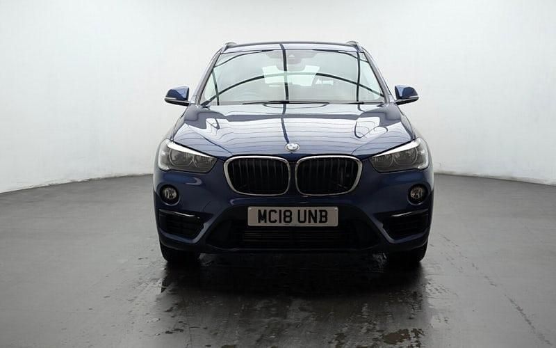 Used BMW X1 Sport Line 192 HP (141 kW) 2018 Blue SUV