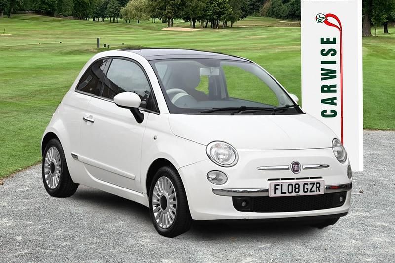 Used Fiat 500 Lounge 69 HP (50 kW) 2008 White Hatchback