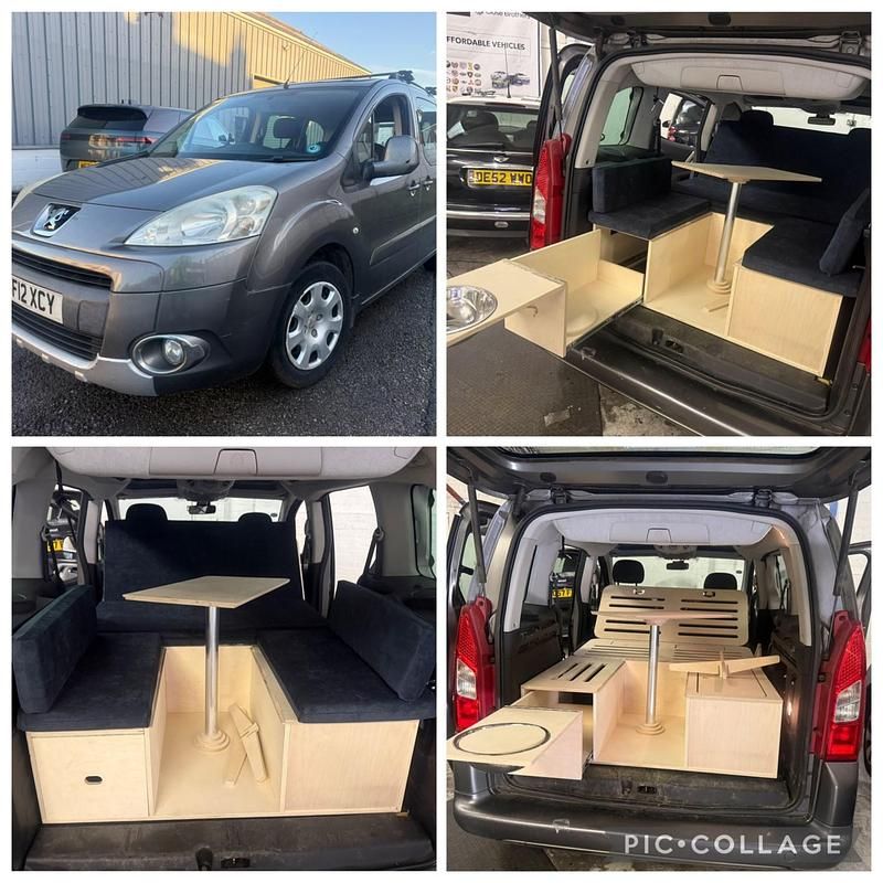 Used Peugeot Partner Tepee Family 92 HP (67 kW) 2012 Grey MPV