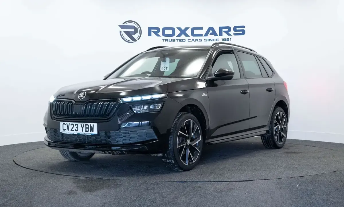 Used Skoda Kamiq Monte Carlo 110 HP (80 kW) 2023 Black SUV