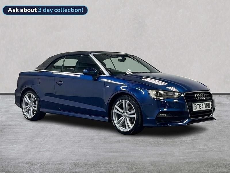 Blue Used 2014 Audi A3 Cabriolet S-Line Cabriolet | £8,237 (Fair price) - Image 1/4