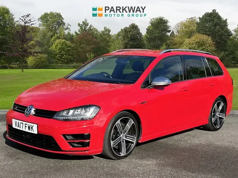 Used VW Golf VII R 2017 Red Estate