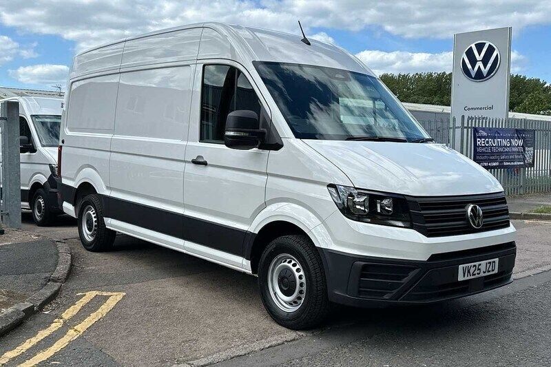 White New 2025 VW Crafter Van | £36,490 - Image 1/4