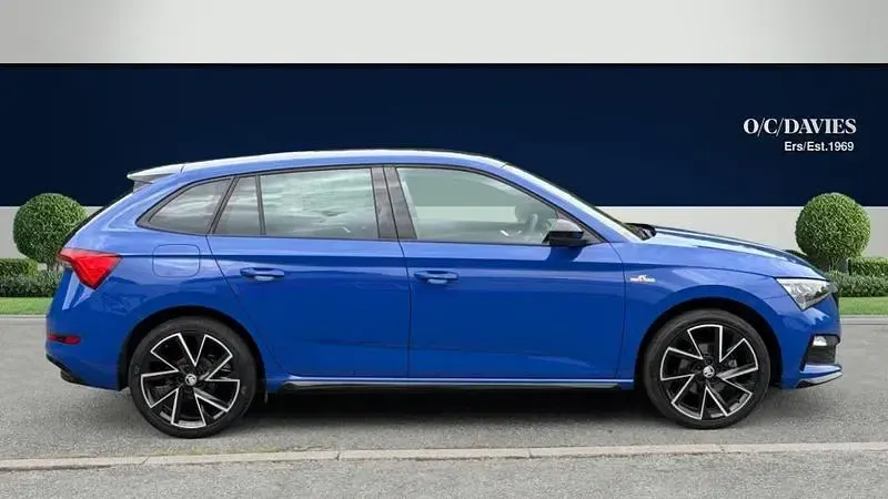 Used Skoda Scala Monte Carlo 110 HP (80 kW) 2023 Blue Hatchback