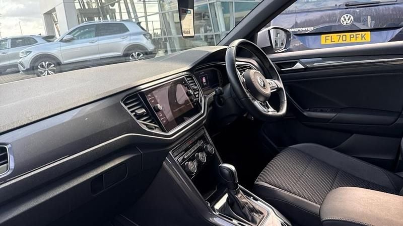 Used VW T-Roc R-line 150 HP (110 kW) 2021 White silver SUV