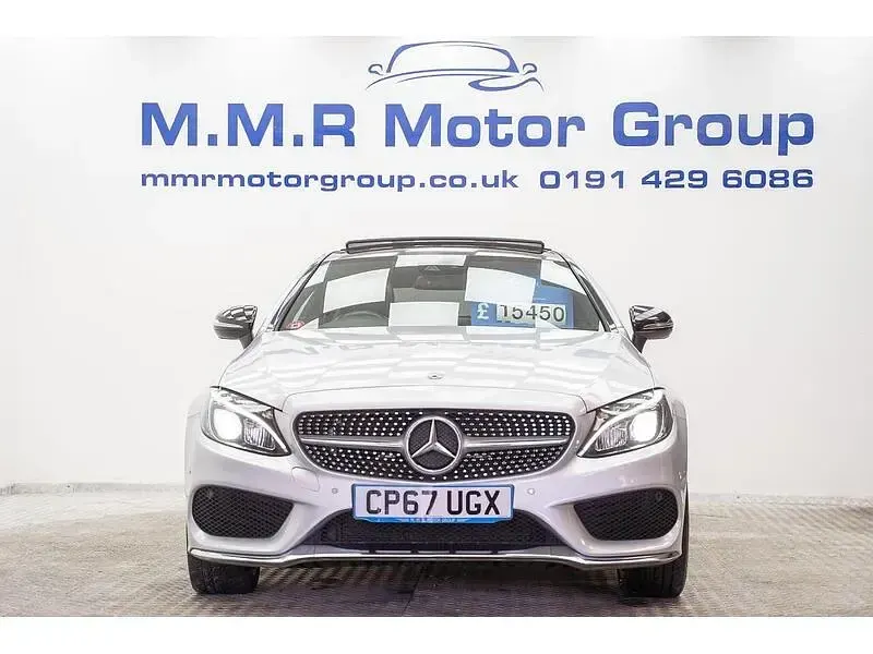 Used Mercedes C200 AMG Line Premium Plus 2017 Silver Coupe
