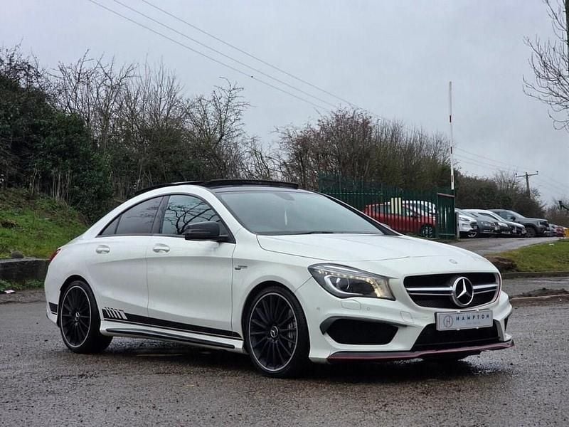 White Used 2014 Mercedes CLA45 AMG Sedan | £15,495 (A bit pricey) - Image 1/4