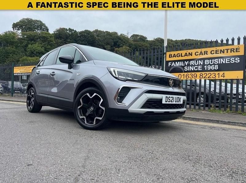 Used Vauxhall Crossland Elite 83 HP (61 kW) 2021 Grey SUV