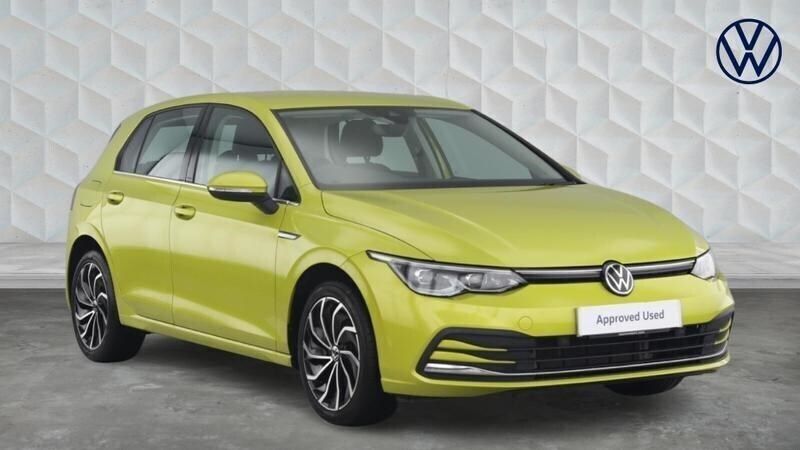 Yellow Used 2020 VW Golf VII Style Hatchback | £18,400 (A bit pricey) - Image 1/4