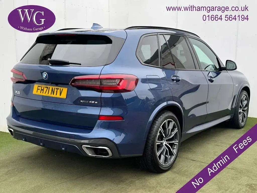 Used BMW X5 M Sport 394 HP (289 kW) 2021 Blue SUV