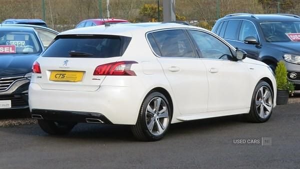 Used Peugeot 308 GT-line 130 HP (95 kW) 2020 White Hatchback