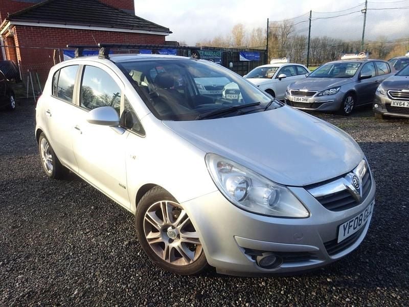 Silver Used 2008 Vauxhall Corsa Design Edition Hatchback | £695 (Good price) - Image 1/4