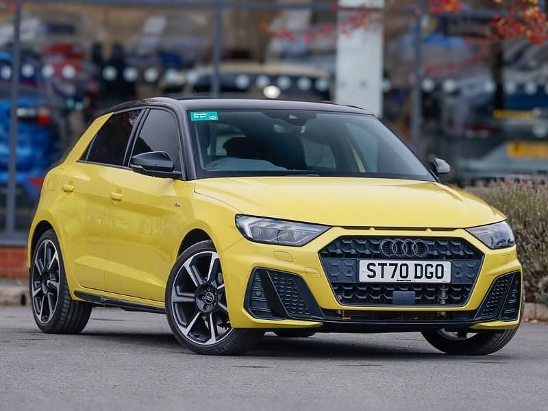 Yellow Used 2020 Audi A1 S-Line Hatchback | £22,498 (Expensive) - Image 1/4