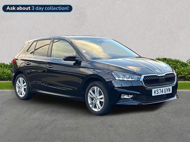Black Used 2024 Skoda Fabia SE L Hatchback | £17,549 (Fair price) - Image 1/4