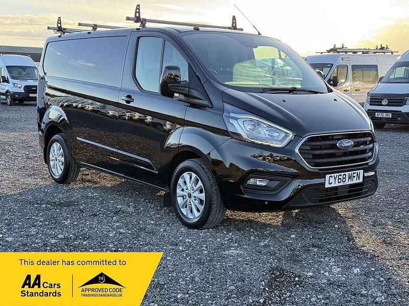Used Ford Transit Custom Limited 130 HP (95 kW) 2019 Black Van
