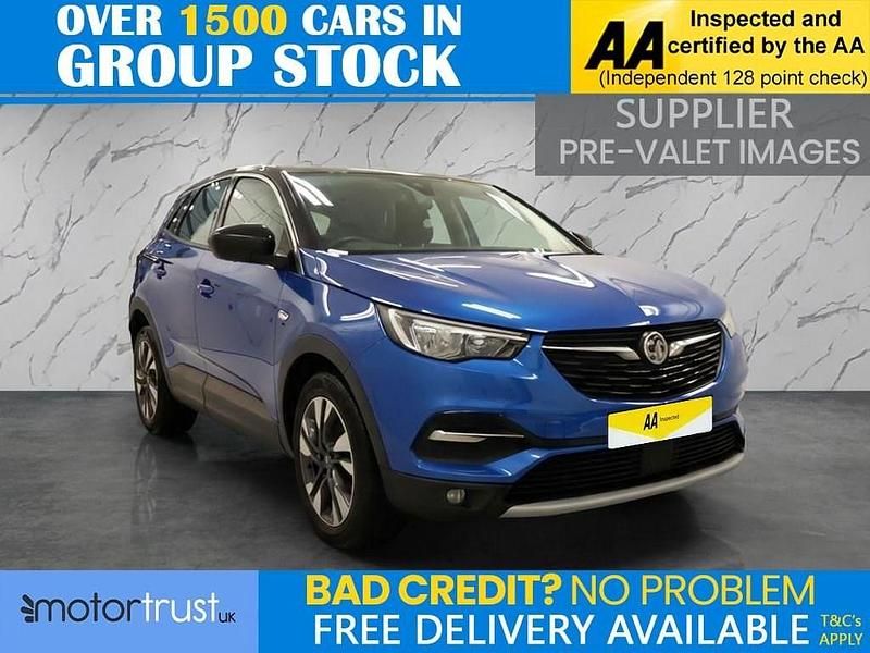 Used Vauxhall Grandland X Sport 130 HP (95 kW) 2019 Blue SUV