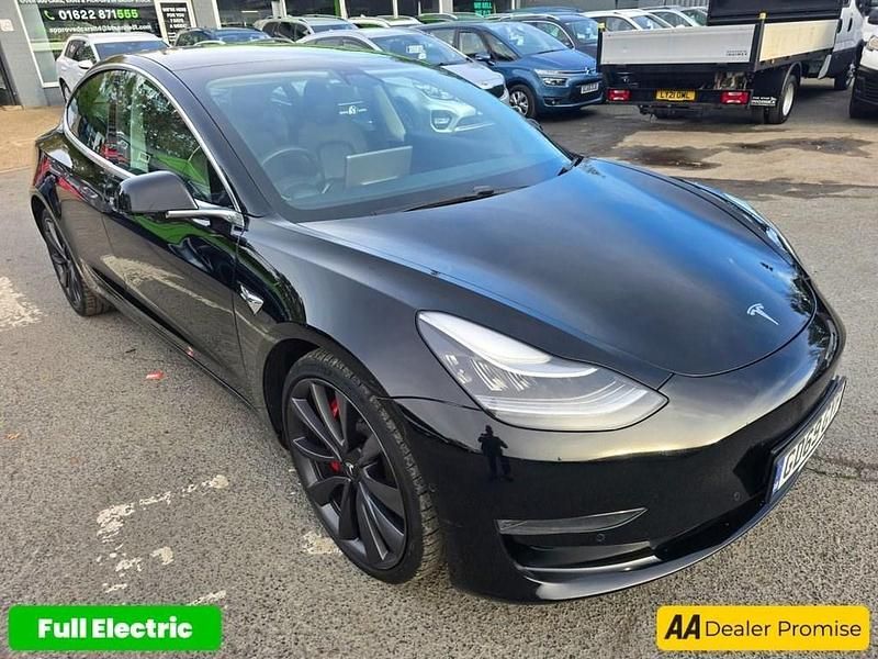 Used Tesla Model 3 Performance 461 kW (627 HP) 2020 Black Sedan