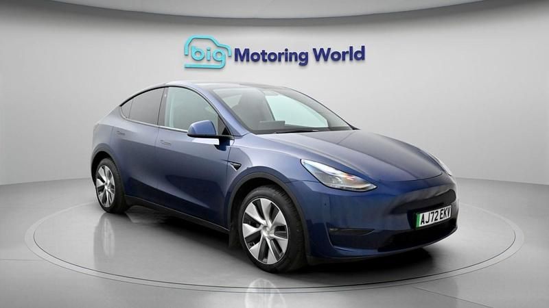 Used Tesla Model Y Long Range AWD 378 kW (514 HP) 2022 Blue SUV