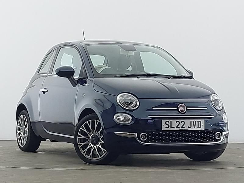 Blue Used 2022 Fiat 500 Dolcevita Hatchback | £10,498 (Fair price) - Image 1/4