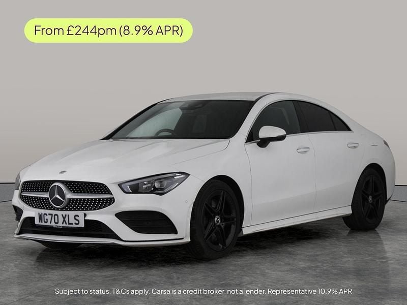 Used Mercedes CLA250 AMG Line Premium 2020 White Sedan