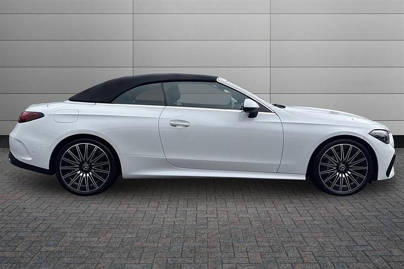 Used Mercedes CLE200 AMG Line Premium Plus 204 HP (150 kW) 2025 Opalite white bright Cabriolet
