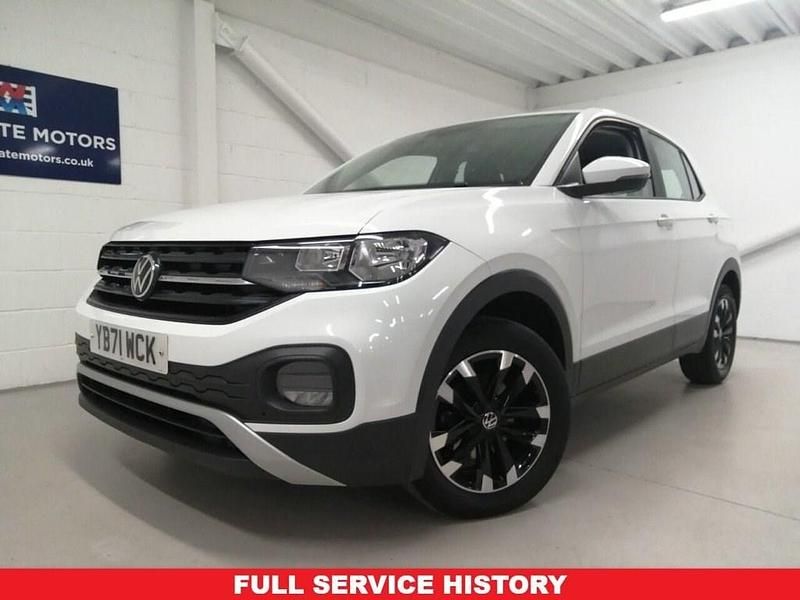 Used VW T-Cross S 95 HP (69 kW) 2022 White SUV