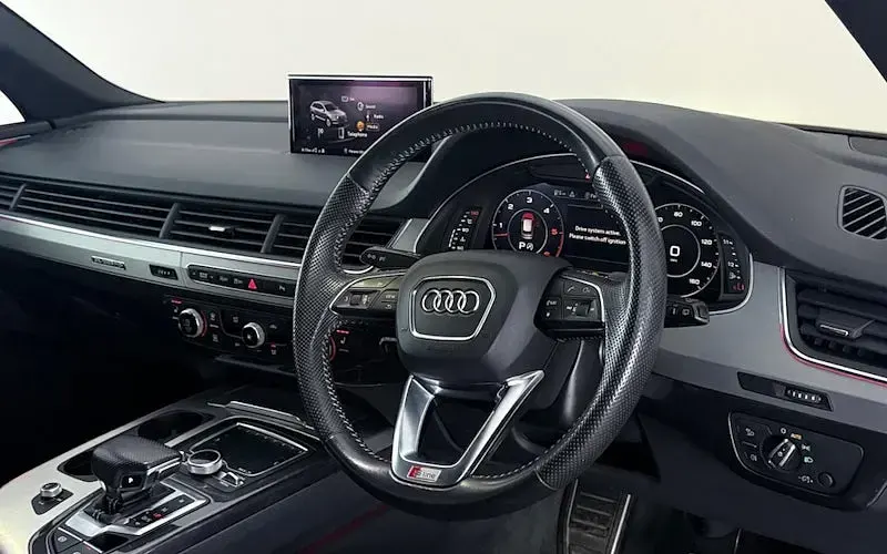 Used Audi Q7 S-Line 286 HP (210 kW) 2018 Blue SUV