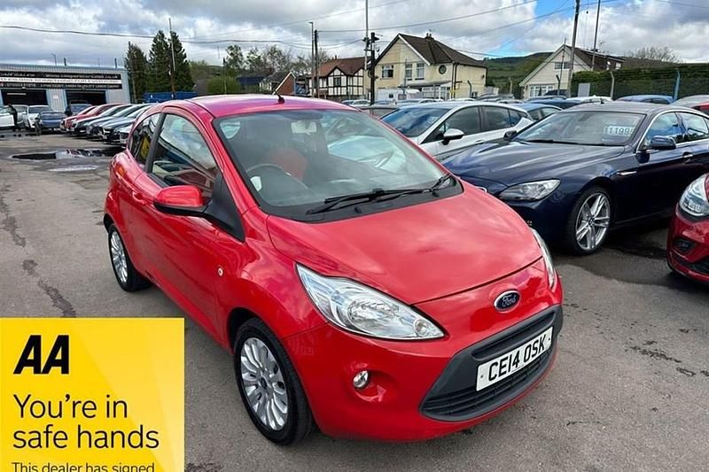 Red Used 2014 Ford Ka Zetec Hatchback | £2,695 (Fair price) - Image 1/1