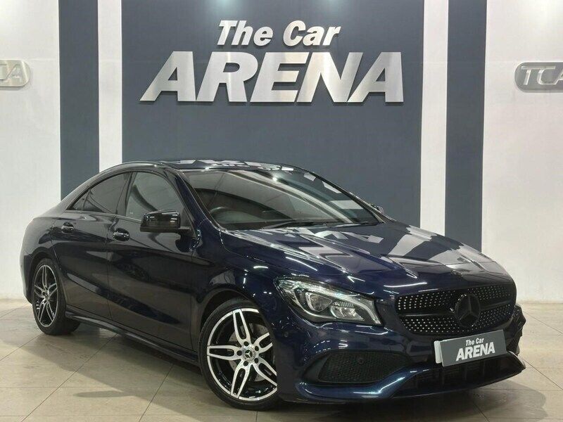 Blue Used 2017 Mercedes CLA220 AMG line Sedan | £11,980 (Fair price) - Image 1/4