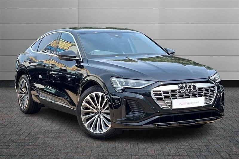 Black Used 2024 Audi Q8 e-tron S-Line SUV | £43,695 (Fair price) - Image 1/4