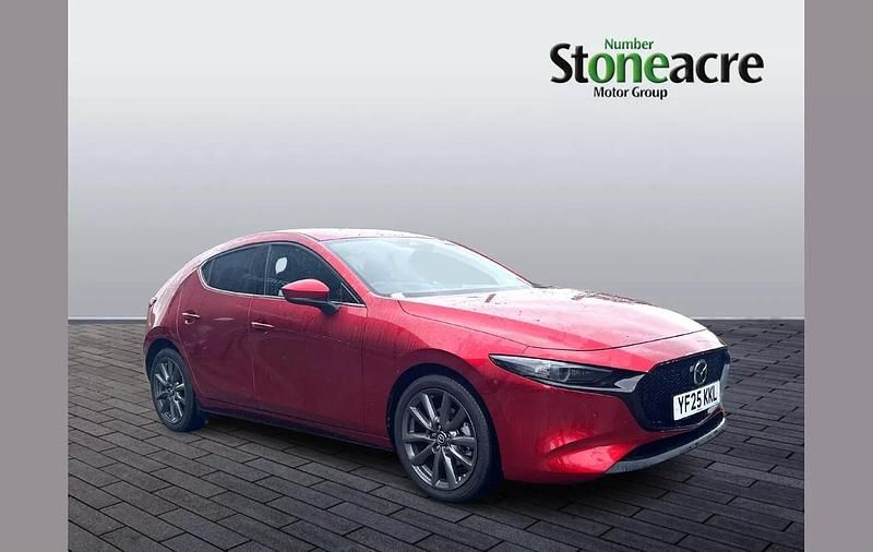 Red New 2025 Mazda 3 Exclusive-Line Hatchback | £23,995 (Fair price) - Image 1/4