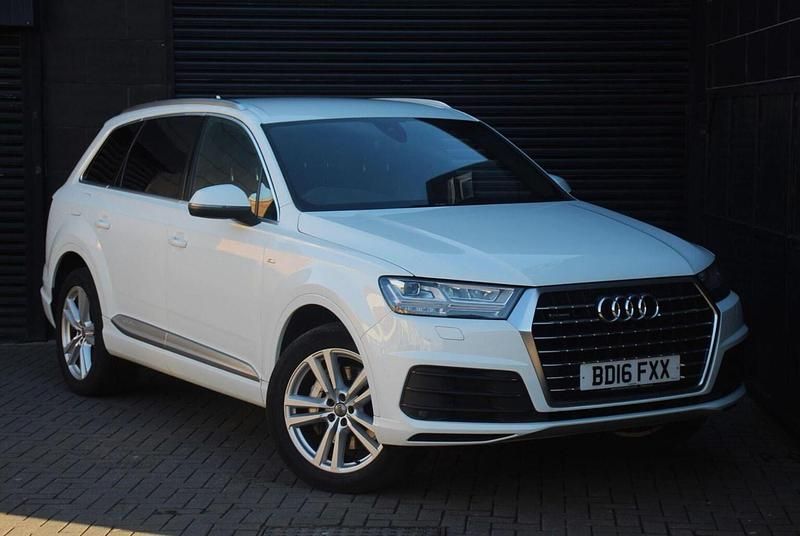White Used 2016 Audi Q7 S-Line SUV | £18,990 (Super price) - Image 1/4