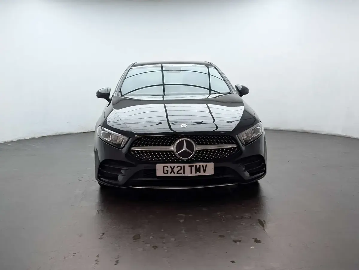 Used Mercedes A200 AMG line 163 HP (119 kW) 2021 Black Hatchback