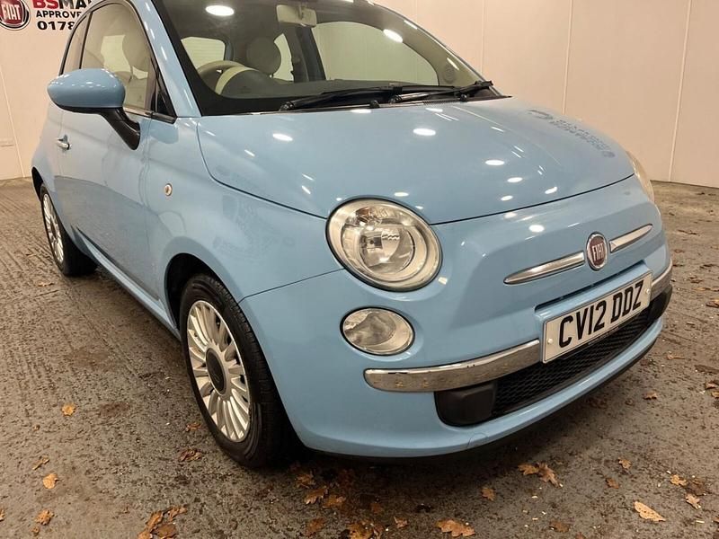 Used Fiat 500 Lounge 69 HP (50 kW) 2012 Blue Hatchback