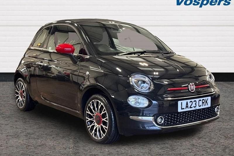 Used Fiat 500C Red 68 HP (50 kW) 2023 Black Cabriolet