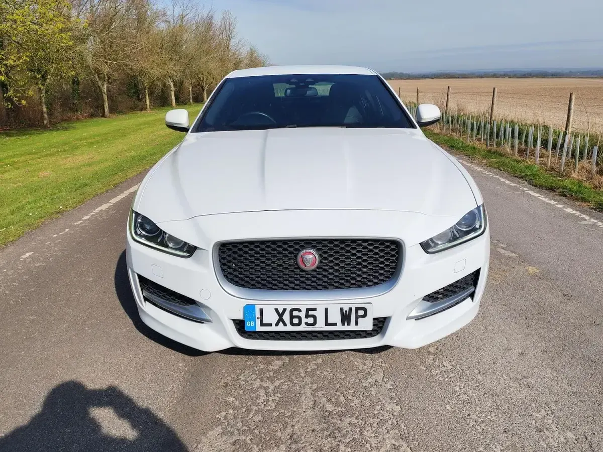 Used Jaguar XE R-Sport 180 HP (132 kW) 2015 White Sedan