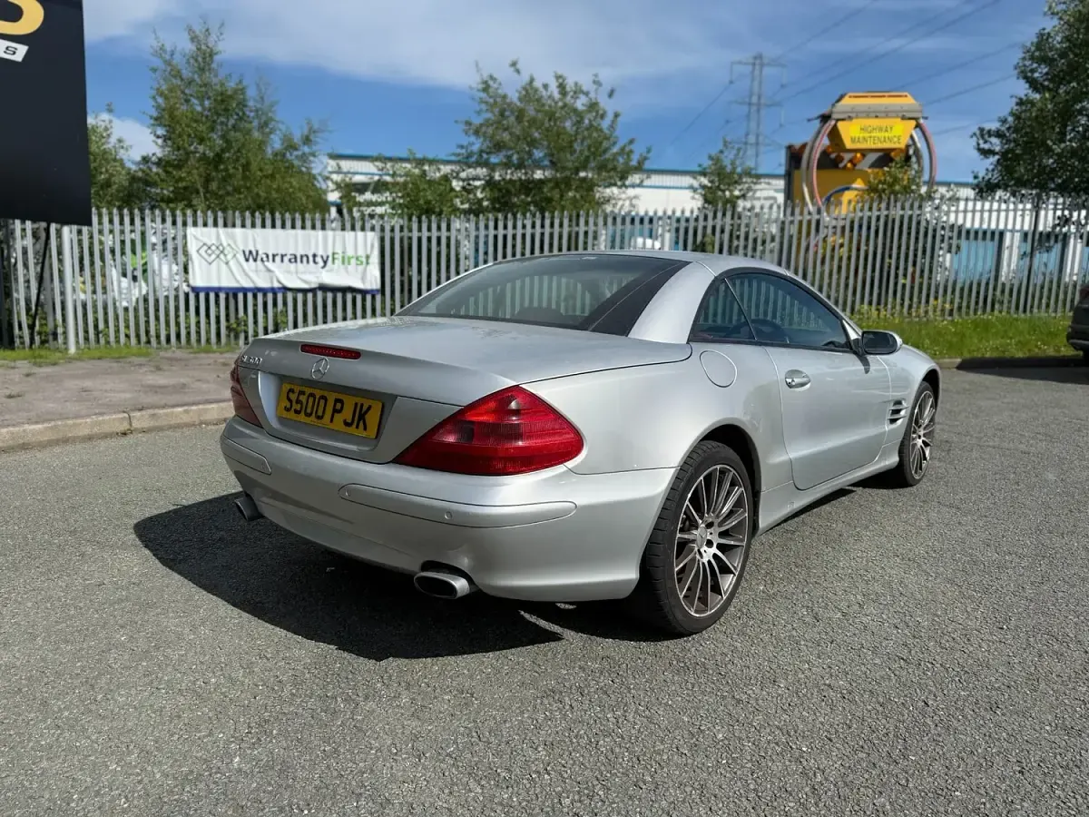 Used Mercedes SL500 2003 Silver Cabriolet