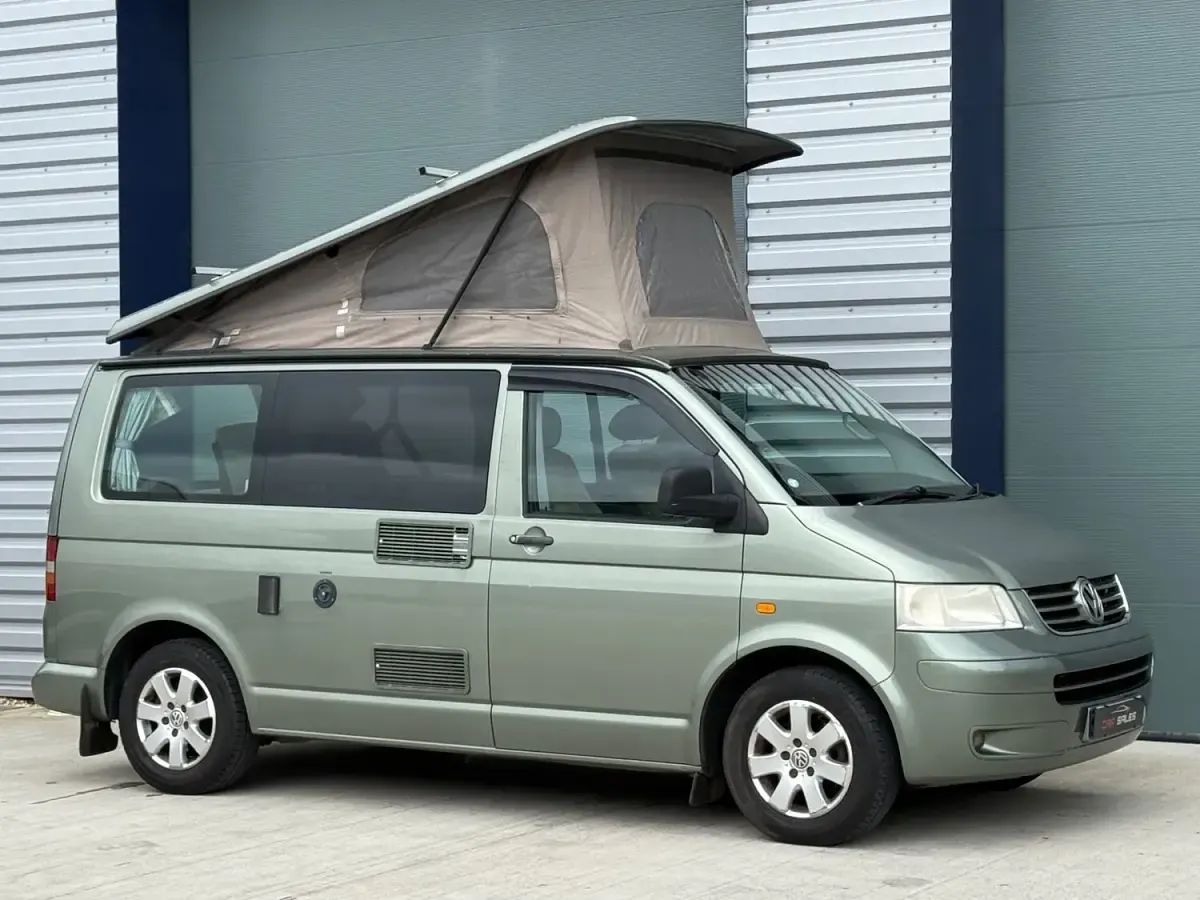 Used VW Transporter 130 HP (95 kW) 2006 Green Van