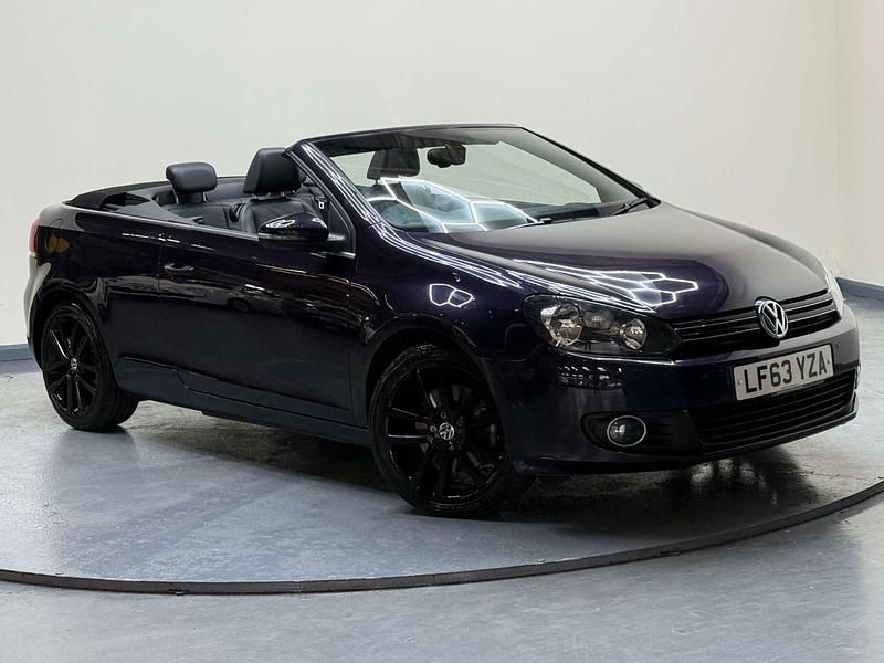 Mauve/purple Used 2013 VW Golf Cabriolet GT Cabriolet | £8,495 (Fair price) - Image 1/4