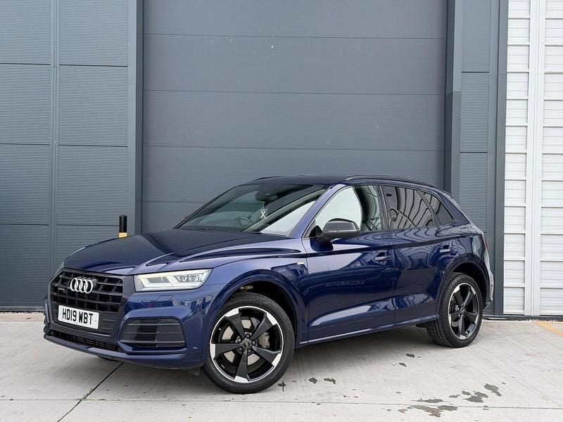 Used Audi Q5 Black Edition 245 HP (180 kW) 2019 Blue SUV