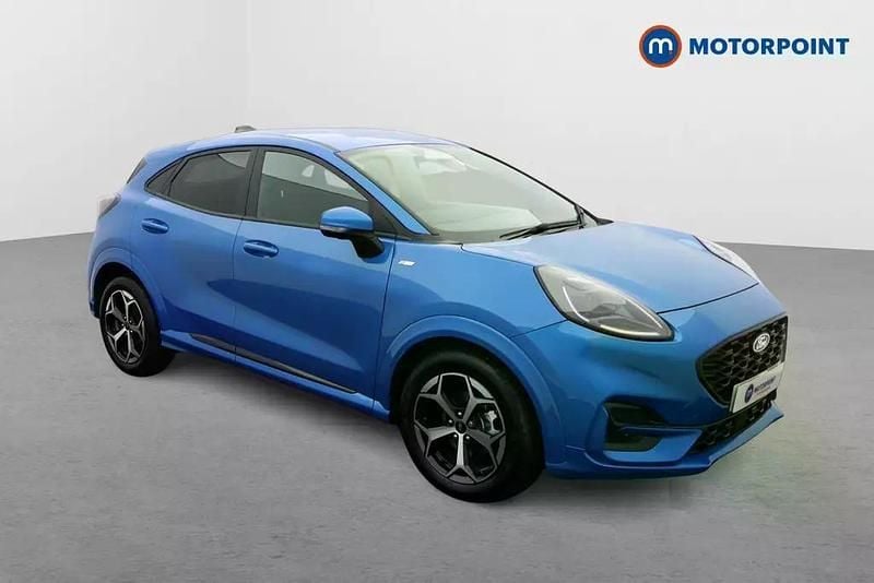 Blue Used 2025 Ford Puma ST-Line Hatchback | £20,799 - Image 1/4