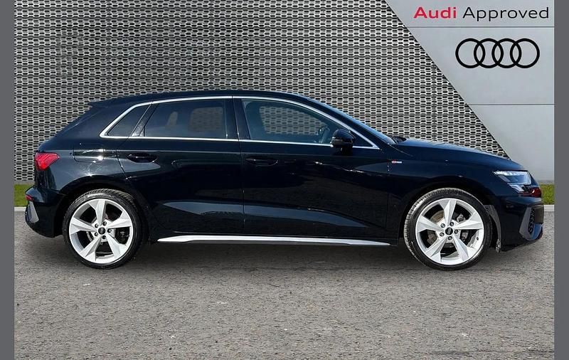 Used Audi A3 S-Line 147 HP (108 kW) 2023 Black Sedan