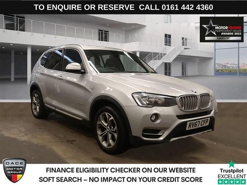 Silver Used 2017 BMW X3 xLine SUV | £12,970 (Fair price) - Image 1/4