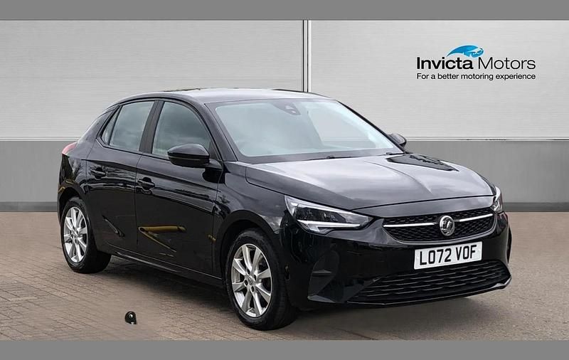 Used Vauxhall Corsa Design Edition 75 HP (55 kW) 2022 Black Hatchback