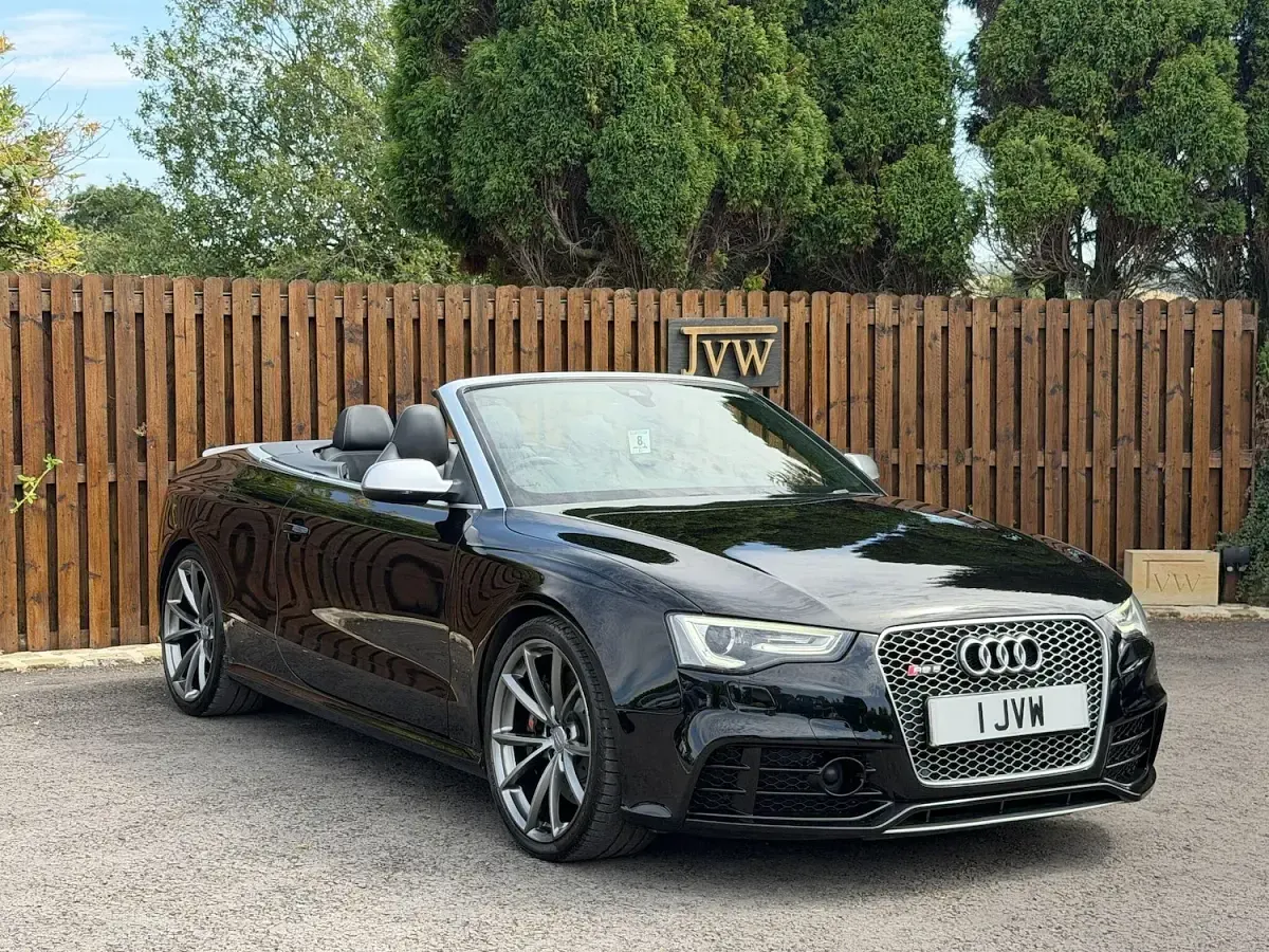 Used Audi RS5 Sport 450 HP (330 kW) 2014 Black Cabriolet