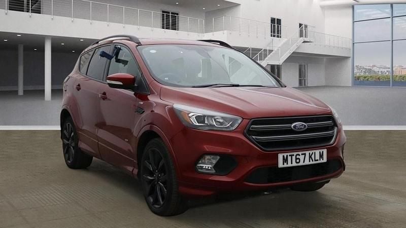 Used Ford Kuga ST-Line X 180 HP (132 kW) 2017 Ruby red SUV