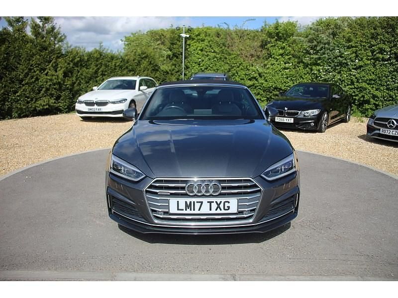 Begagnad Audi A5 Cabriolet S-Line 2017 Grå Cab